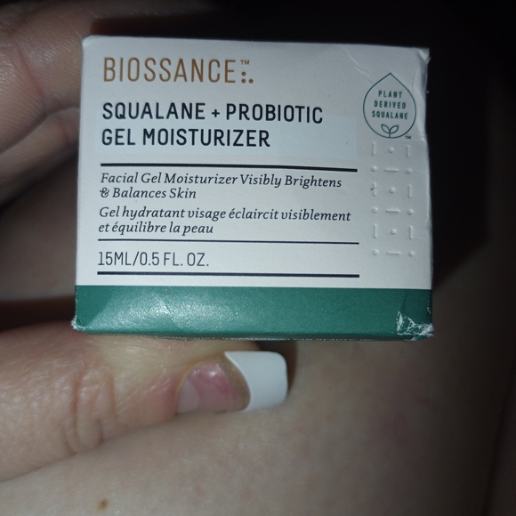 Biossance Squalane + Probiotic Gel Moisturizer - Green and Cream - Picture 1 of 1